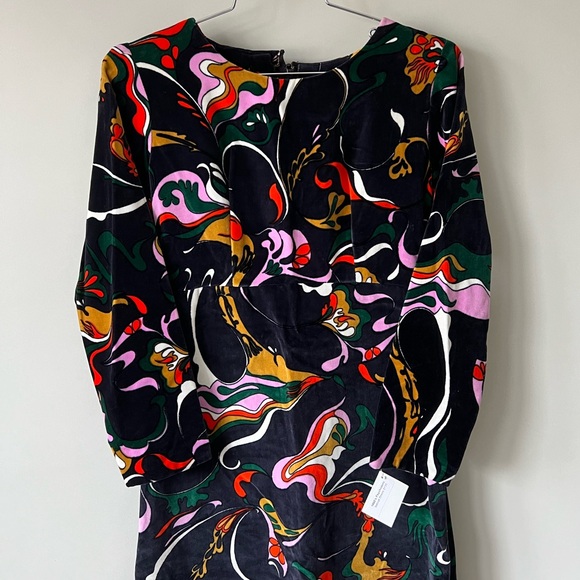 Vintage 1960s-1970s Custom Velour Gown - Picture 6 of 8